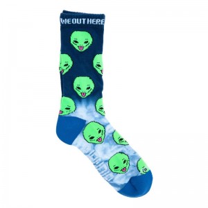 Ripndip We Out Here Socks Blue | CA EX2680