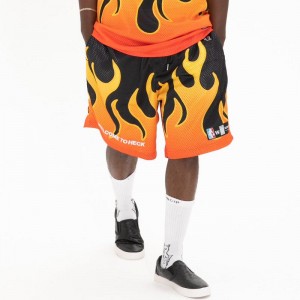 Ripndip Welcome To Heck Basketball Shorts Black | CA AP2192