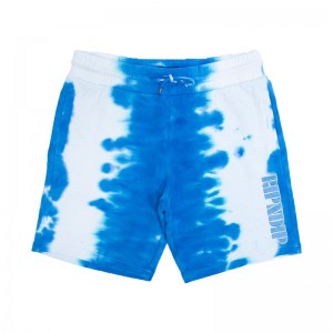 Ripndip Wilshire Sweat Shorts Blue Stripes | CA WY2183