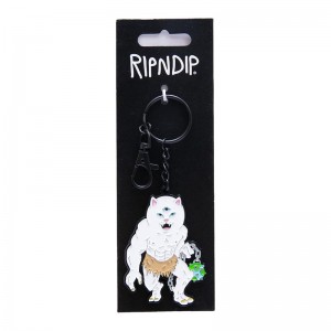 Ripndip X Nerm Keychain Accessories White | CA UT2818