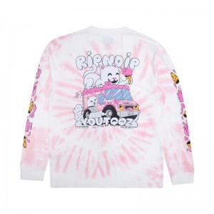 Ripndip Youtooz Crazy Cream Truck Long Sleeve Pink | CA EX2427