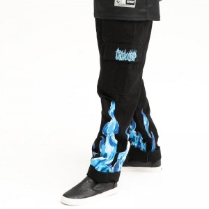 Ripndip Zeta Cargo Pants Black | CA WY2402