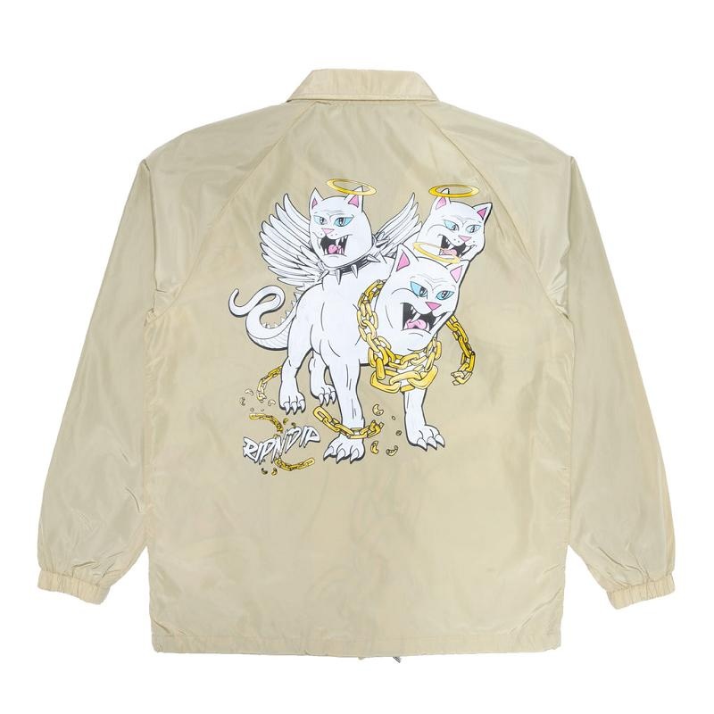 Ripndip 3 Heads Coach Jackets Khaki | CA PQ2498