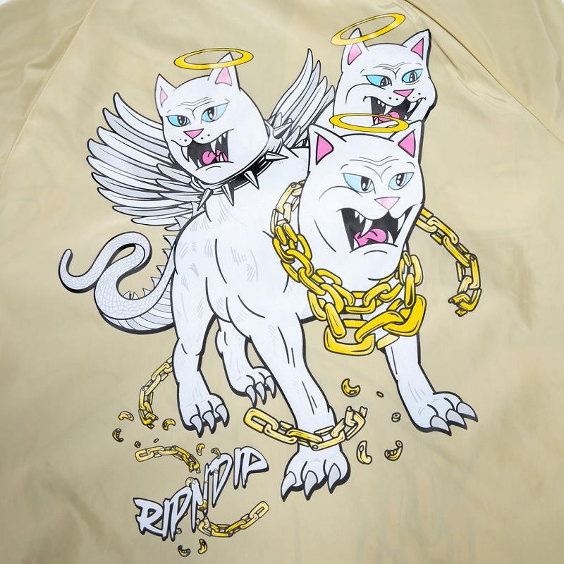 Ripndip 3 Heads Coach Jackets Khaki | CA PQ2498