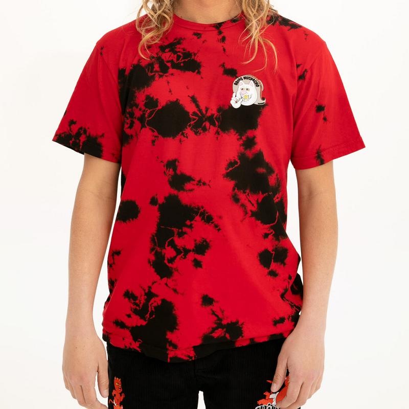 Ripndip Adios Muchacho Shirts Red / Black | CA WY2350