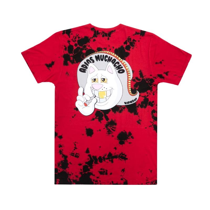 Ripndip Adios Muchacho Shirts Red / Black | CA WY2350