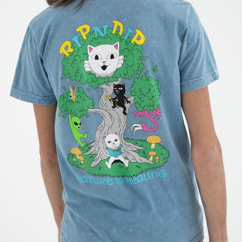 Ripndip Adventure Club Shirts Wash | CA ZG2253