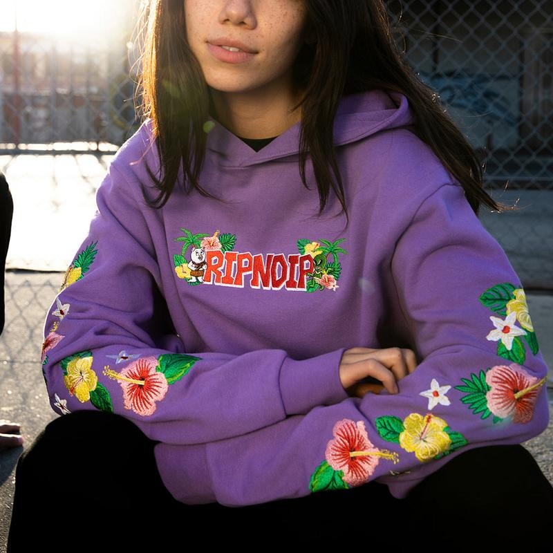 Ripndip Aloha Nerm Hoodie Lavender | CA CE2564