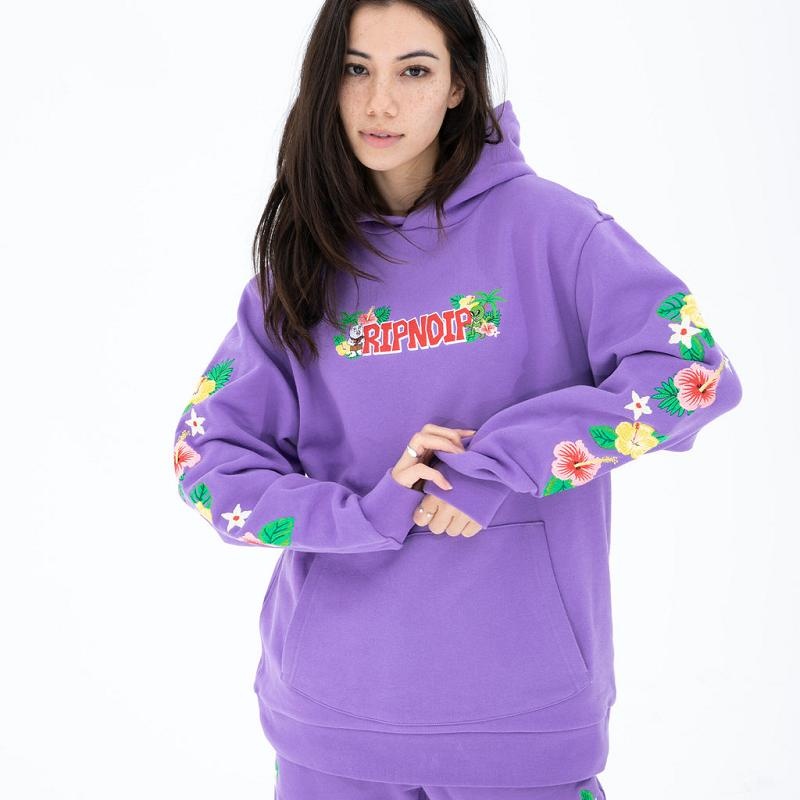 Ripndip Aloha Nerm Hoodie Lavender | CA CE2564