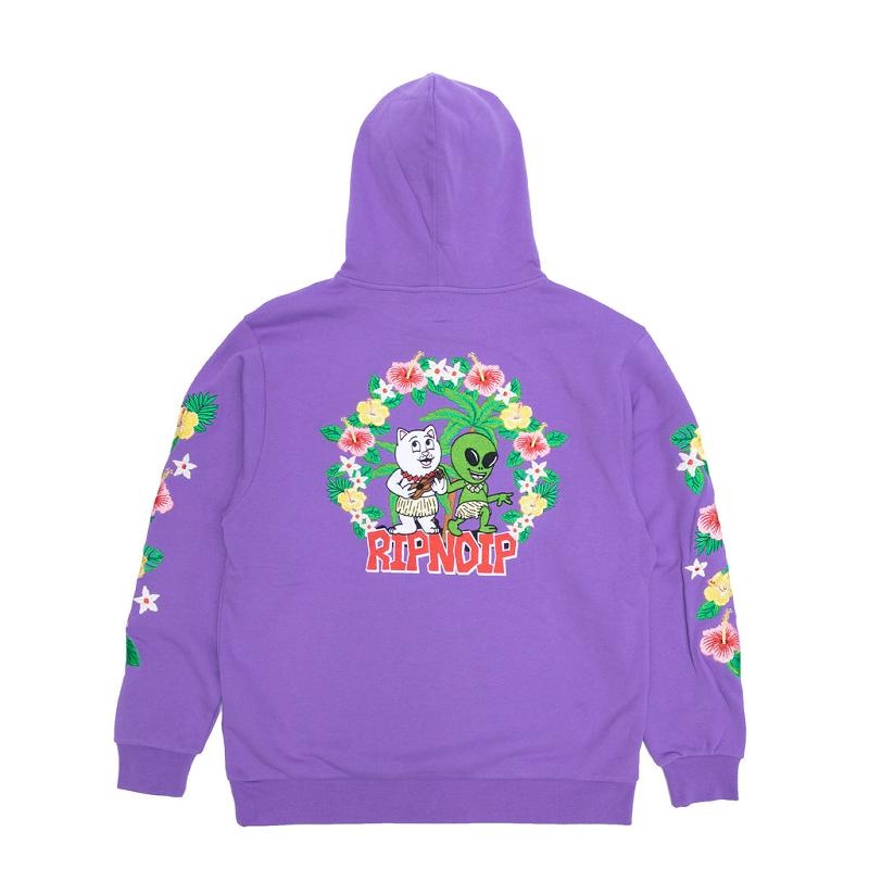 Ripndip Aloha Nerm Hoodie Lavender | CA CE2564