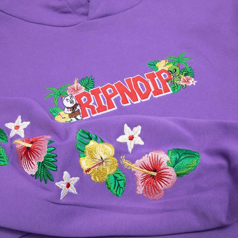 Ripndip Aloha Nerm Hoodie Lavender | CA CE2564