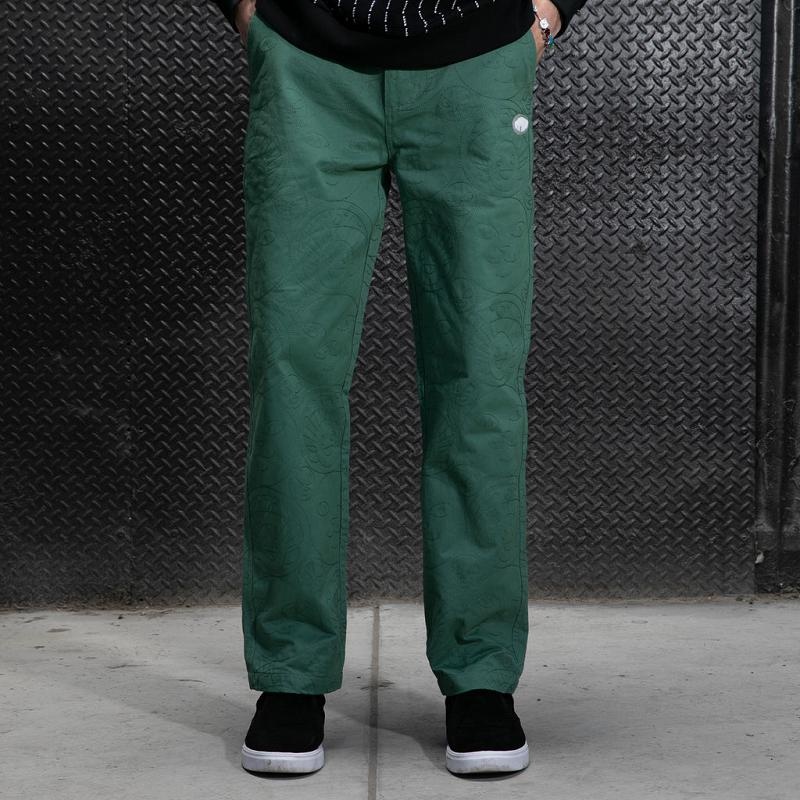 Ripndip Barry Bonds Twill Pants Deep Green | CA NB2379