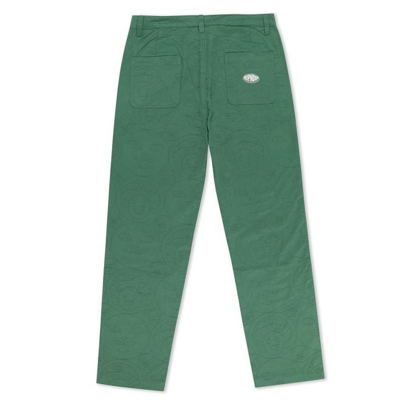 Ripndip Barry Bonds Twill Pants Deep Green | CA NB2379