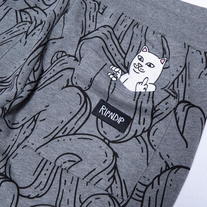 Ripndip Bubble Bobble Sweatpants Grey | CA NB2128