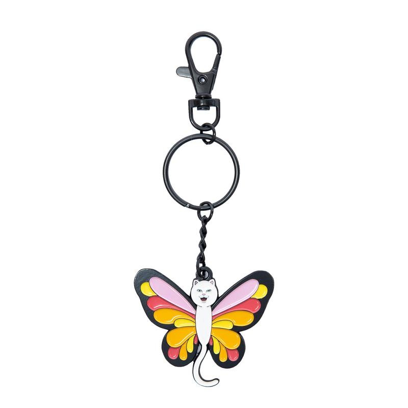 Ripndip Butterfly Nerm Metal Keychain Accessories | CA UT2916