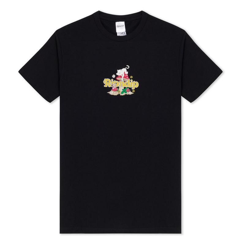 Ripndip Caterpillar Garden Shirts Black | CA RW2237