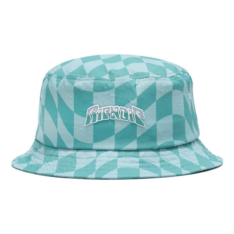 Ripndip Checked Bucket Hats Olive | CA BC2075