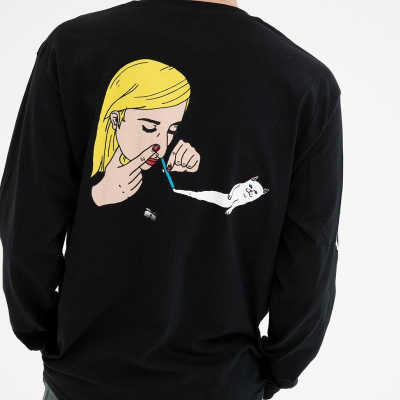 Ripndip Coconerm Long Sleeve Black | CA NB2431