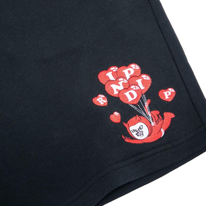 Ripndip Cupids Nightmare Sweat Shorts Black | CA OR2190