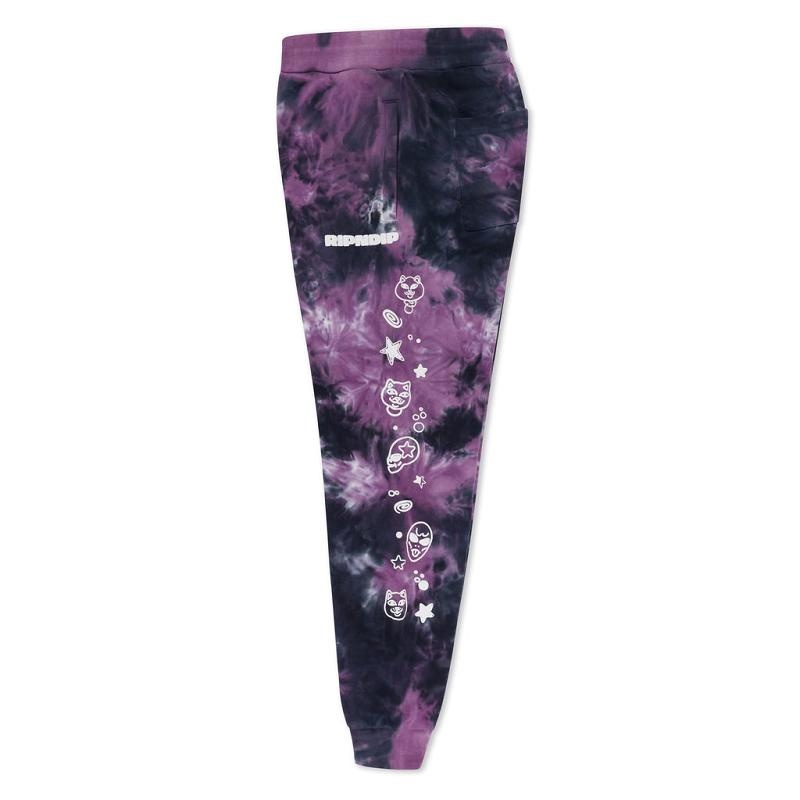 Ripndip Dance Forever Sweatpants Black / Purple | CA JJ2120