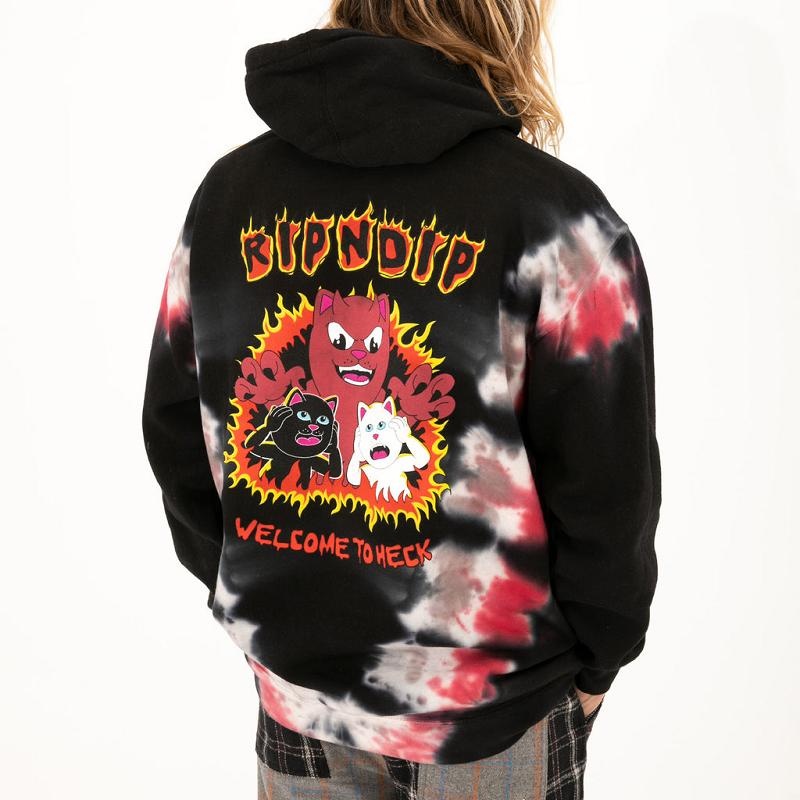 Ripndip Dark Side Hoodie Red / Black | CA ZG2592