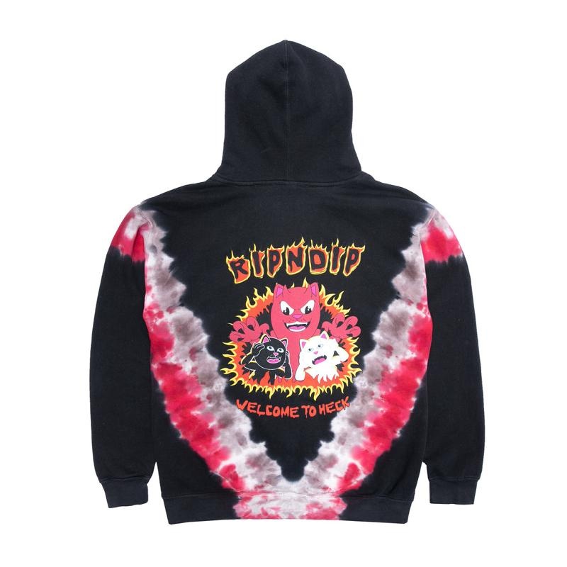 Ripndip Dark Side Hoodie Red / Black | CA ZG2592