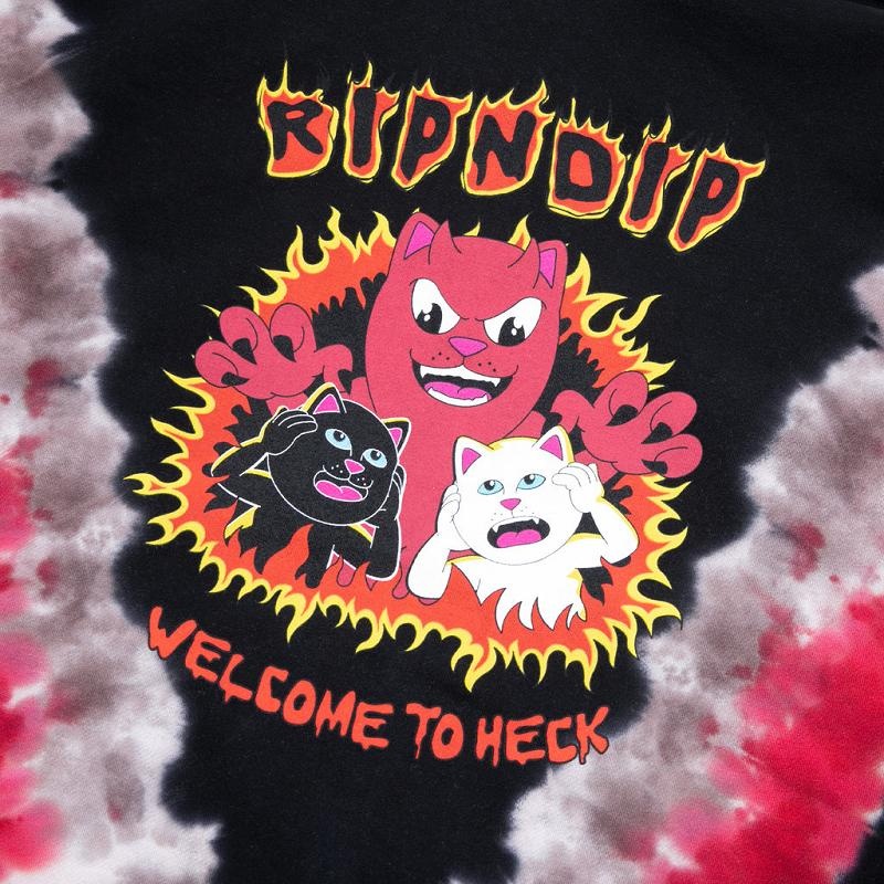 Ripndip Dark Side Hoodie Red / Black | CA ZG2592