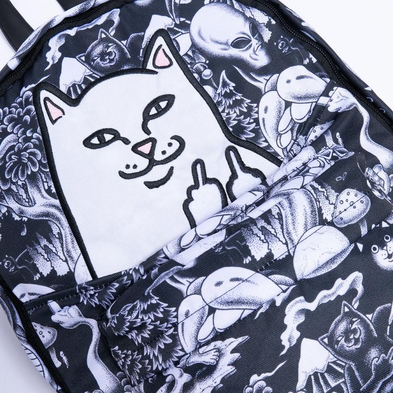 Ripndip Dark Twisted Fantasy Backpacks Black / White | CA IS2746