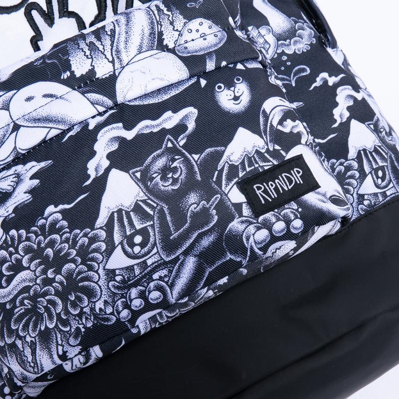 Ripndip Dark Twisted Fantasy Backpacks Black / White | CA IS2746