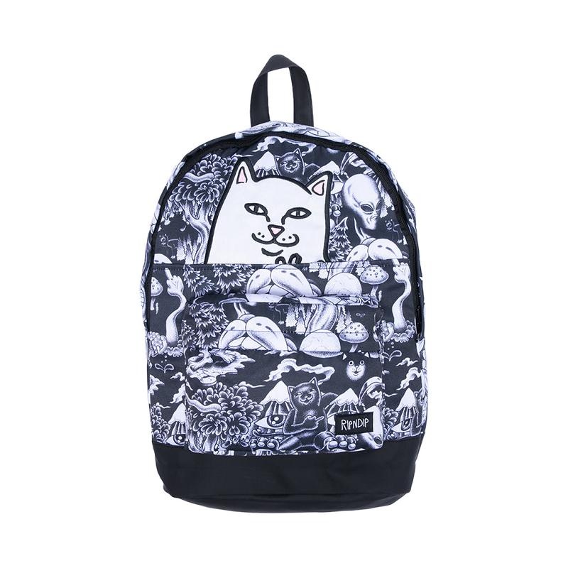 Ripndip Dark Twisted Fantasy Backpacks Black / White | CA IS2746