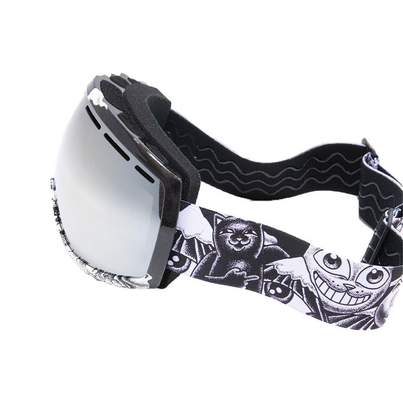 Ripndip Dark Twisted Fantasy Snow Goggles Accessories Black / White | CA FM2811