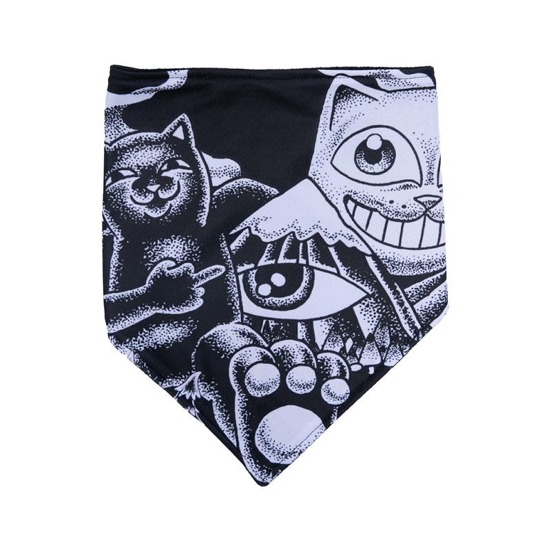 Ripndip Dark Twisted Fantasy Snow Mask Accessories Black / White | CA DN2812