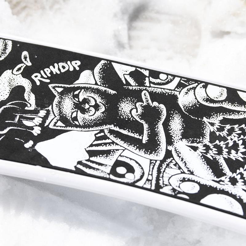 Ripndip Dark Twisted Fantasy Snow Skateboard Black / White | CA FM2714