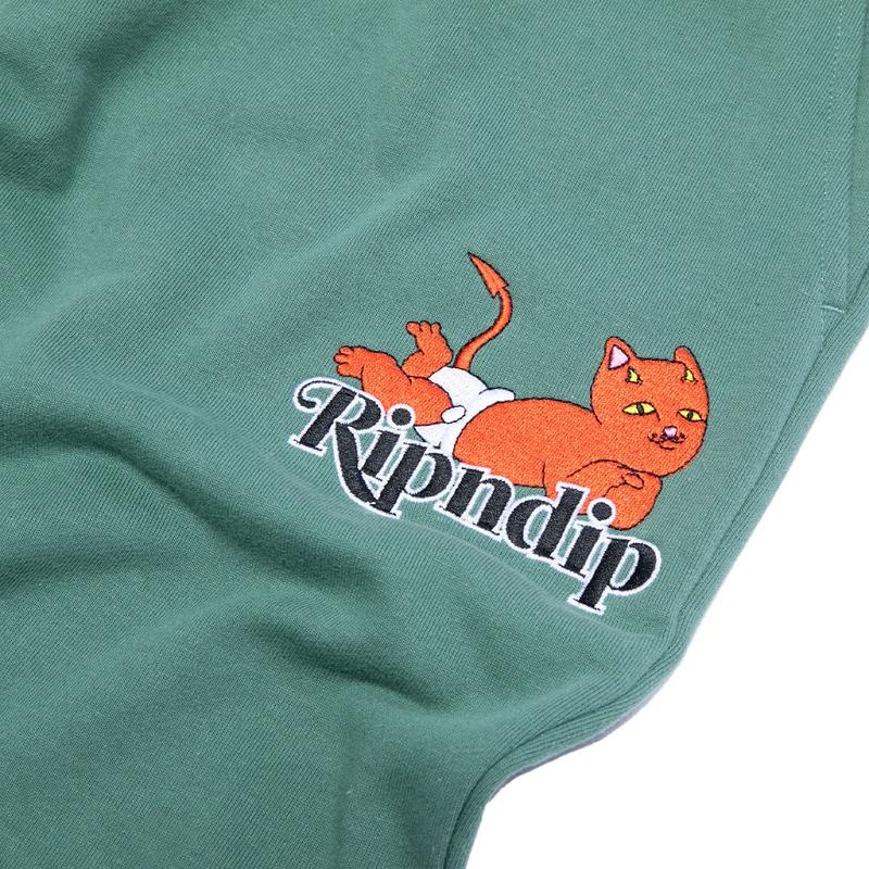 Ripndip Devil Babies Sweatpants Dark Olive | CA CE2125