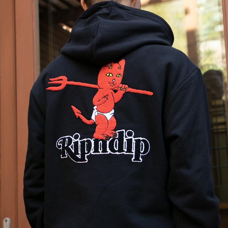 Ripndip Devil Baby Hoodie Black | CA WY2584