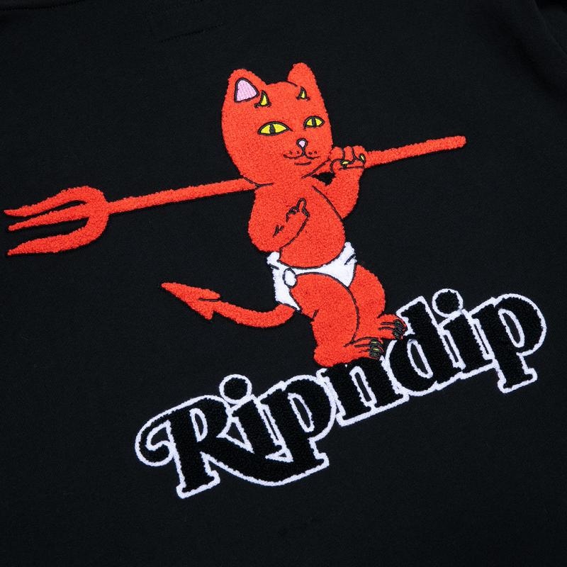 Ripndip Devil Baby Hoodie Black | CA WY2584