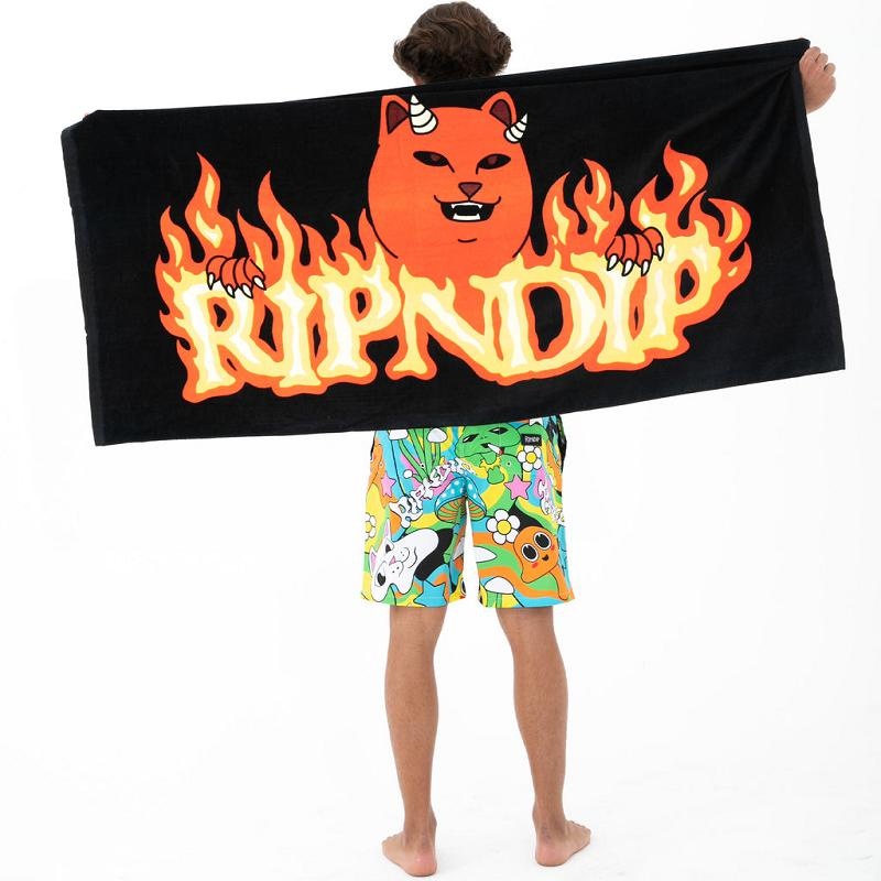 Ripndip Devils Work Beach Towel Accessories | CA QZ2824