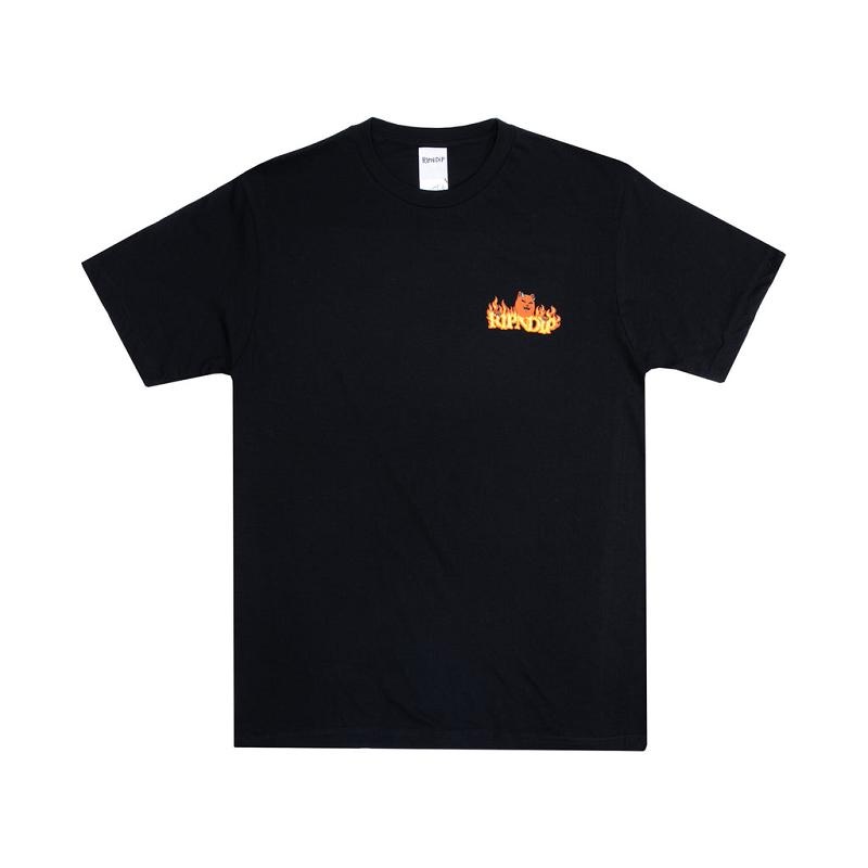 Ripndip Devils Work Shirts Black | CA XF2306