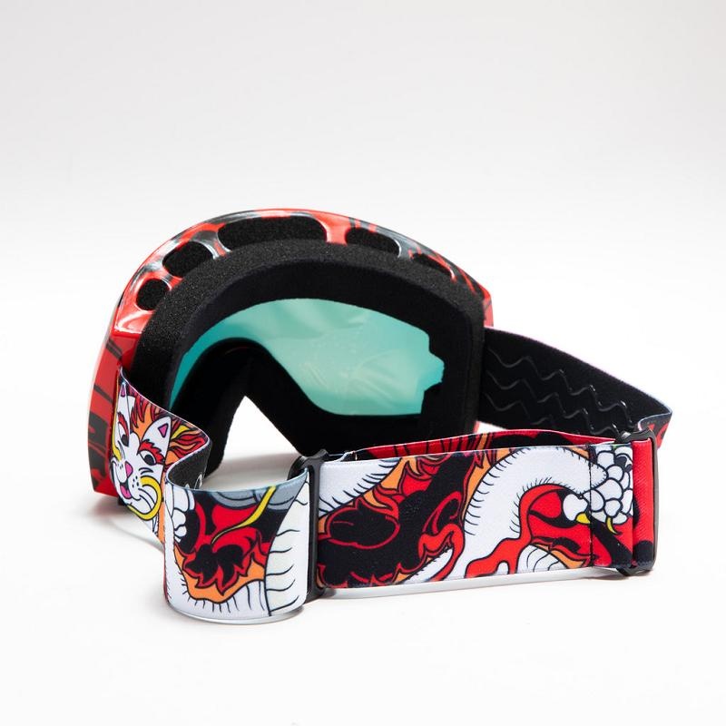 Ripndip Dragonerm Snow Goggles Accessories Red | CA PQ2913