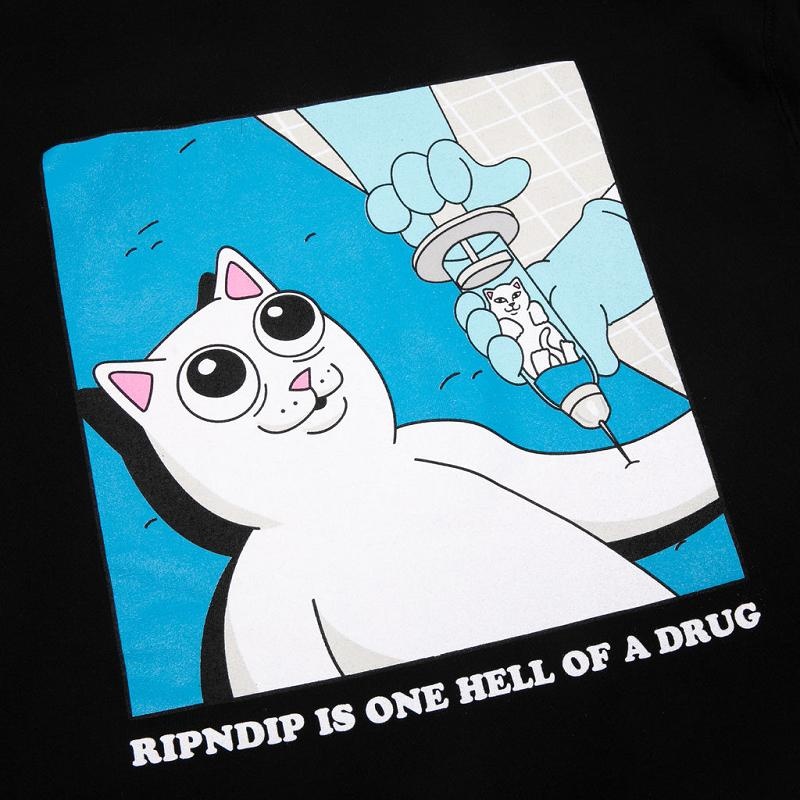 Ripndip Feel Good Hoodie Black | CA SO2574