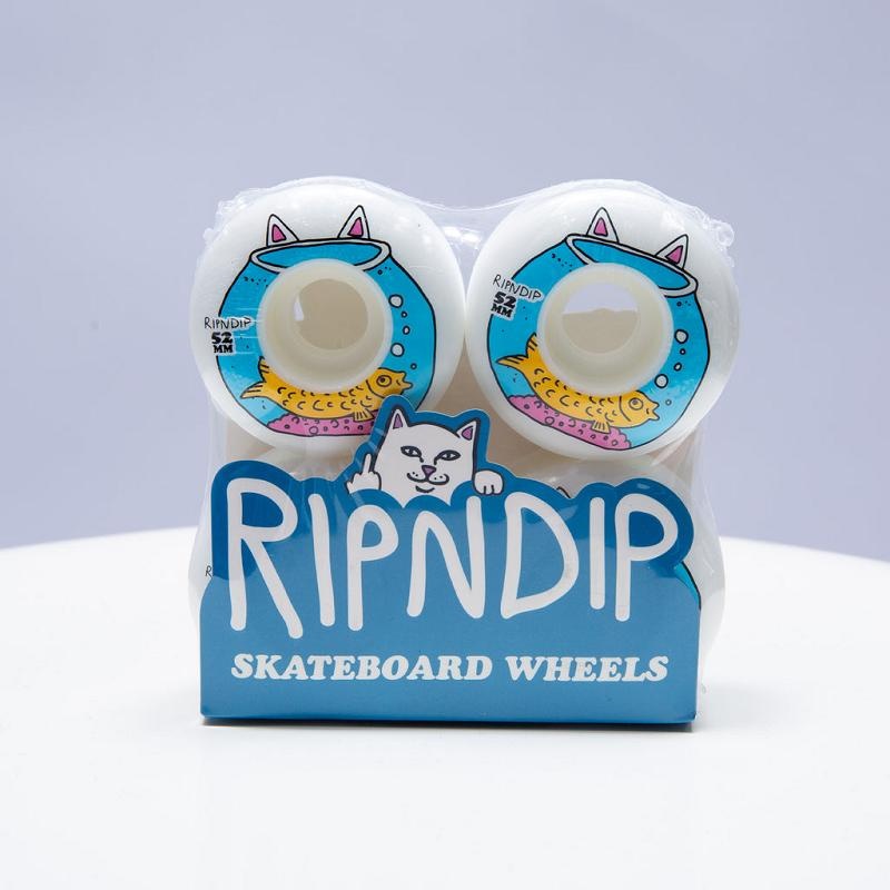 Ripndip Finding Nermio Wheels Skateboard White | CA YU2704