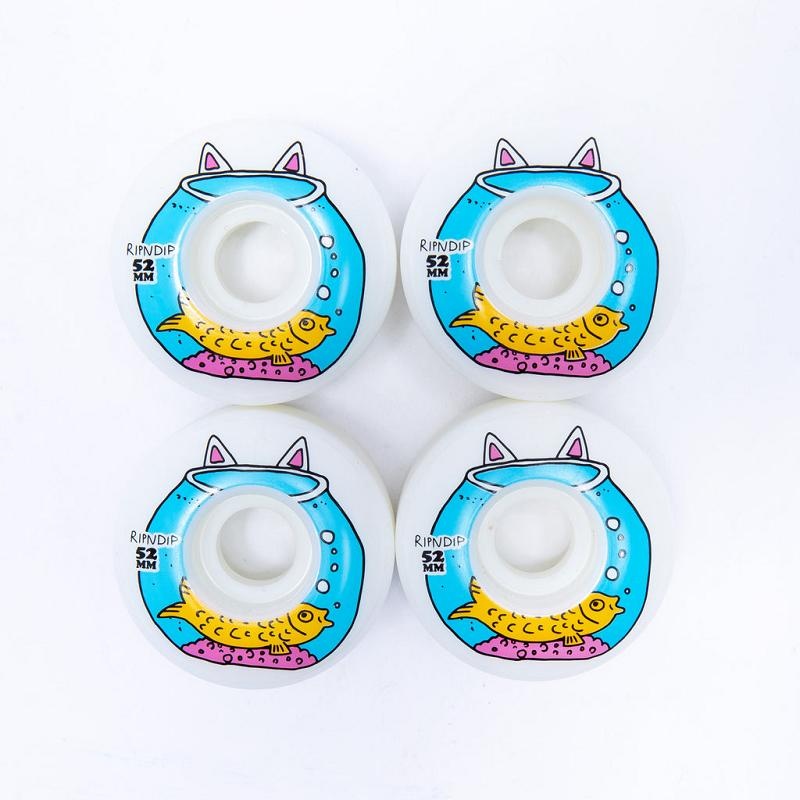 Ripndip Finding Nermio Wheels Skateboard White | CA YU2704