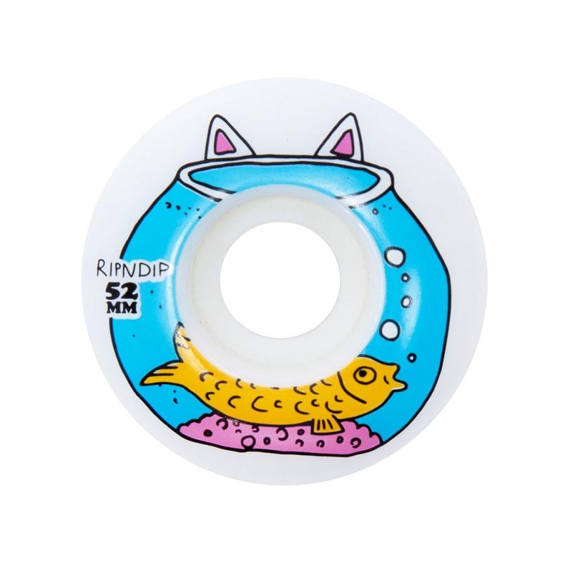 Ripndip Finding Nermio Wheels Skateboard White | CA YU2704