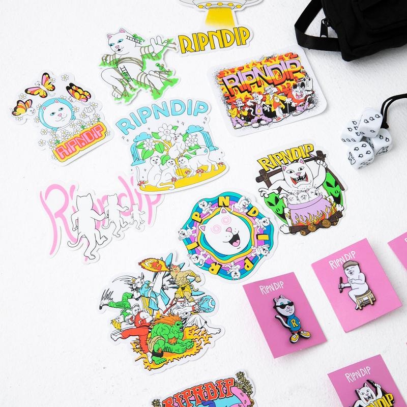 Ripndip Floating Sticker Pack Accessories Multicolor | CA QZ2940