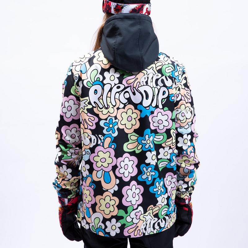 Ripndip Flower Child Snowboard Jackets Multicolor | CA TV2503