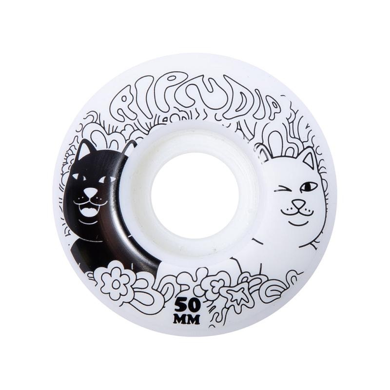 Ripndip Flower Child Wheels Skateboard White | CA EX2707