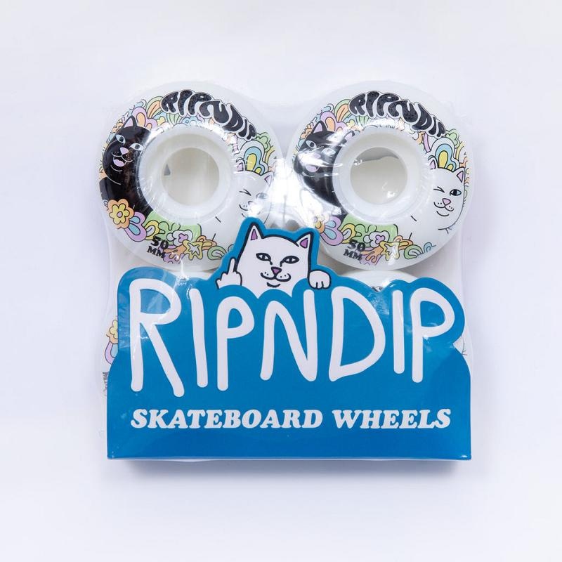 Ripndip Flower Child Wheels Skateboard White | CA EX2707