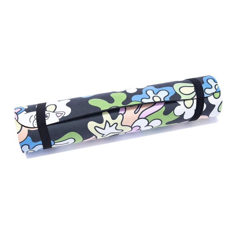 Ripndip Flower Child Yoga Mat Accessories Black | CA IS2888