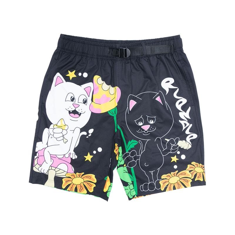 Ripndip Friday Jr Swim Shorts Black | CA PQ2191