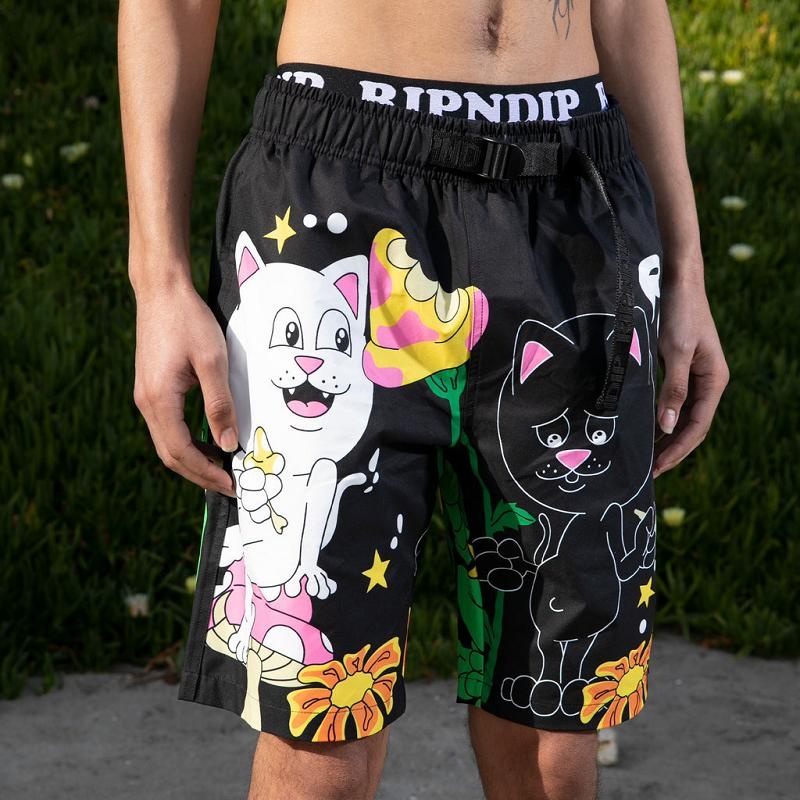 Ripndip Friday Jr Swim Shorts Black | CA PQ2191